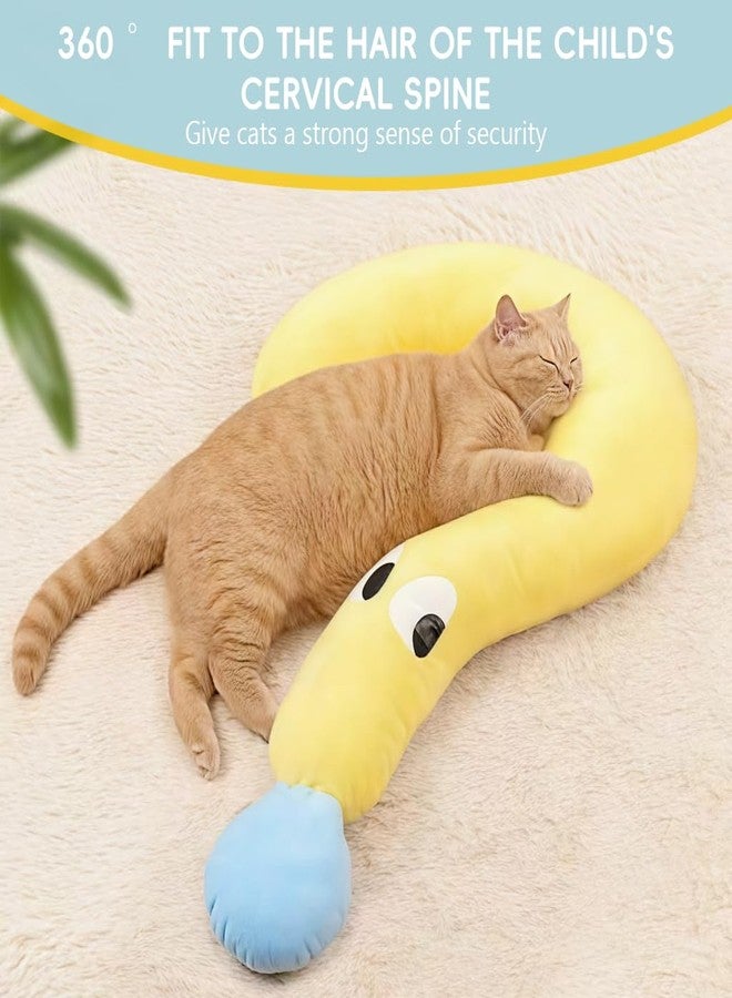 Qpets® Soft Pet Pillow, Cartoon Question Mark Pillow, Soft Plush Stuffed Toy Cushion for Cats and Dogs, Soft Plush Cute Bed Pillow for Rest, Play, or Home Decor, All Seaon Use, S - Image 5